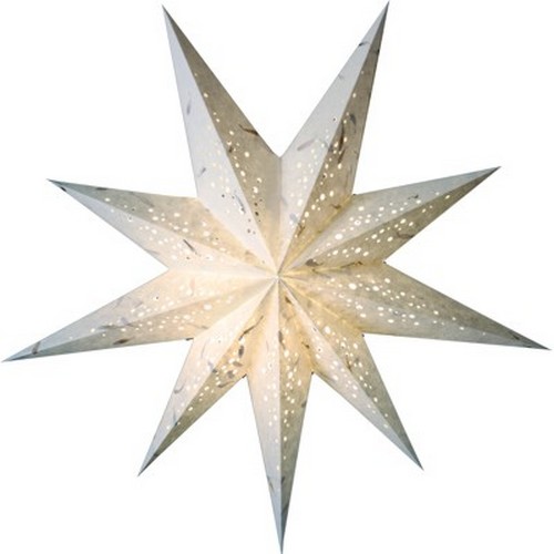 Starlightz Spumante Weiss Leuchtstern Papier Stern Lampe Weihnachsstern