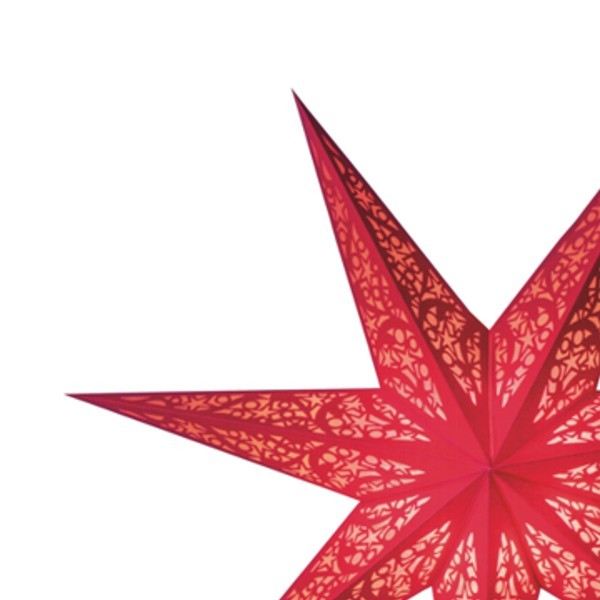 Starlightz Stern Lux rot 45 cm Leuchtstern Papierstern Weihnachtsstern