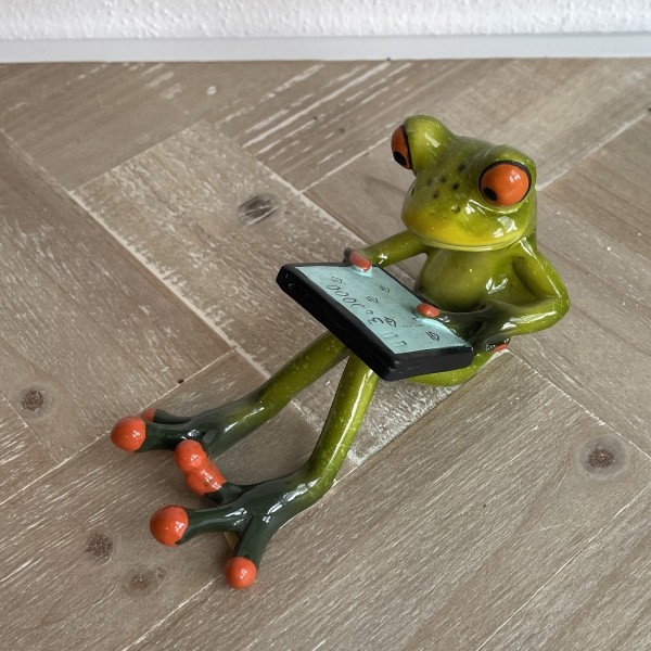 Formano Frosch sitzend am Tablett
