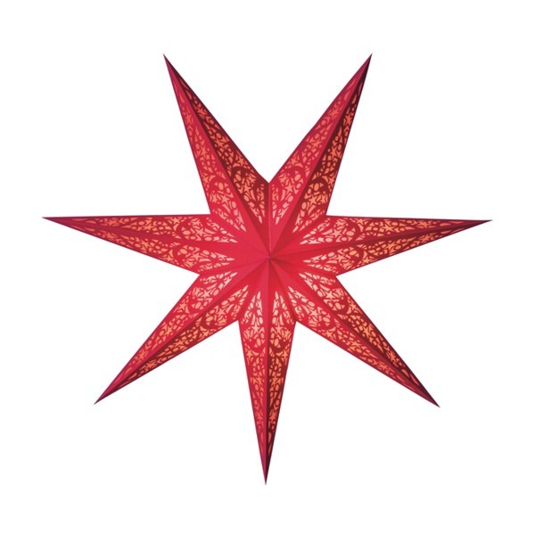 Starlightz Stern Lux rot 45 cm Leuchtstern Papierstern Weihnachtsstern