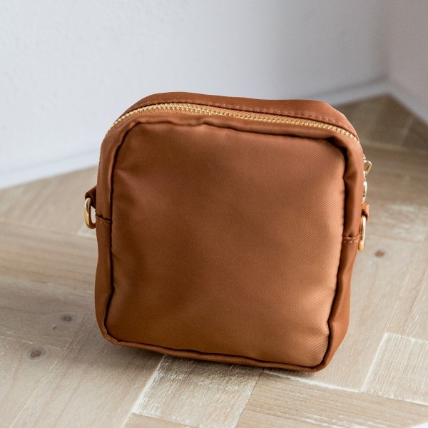 Lily Tasche XS caramel braun für Handykette