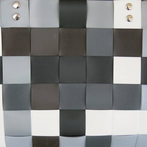 Witzgall ICE BAG 5008 03 Mini Shopper schwarz grau weiß Einkaufskorb Tasche Korb